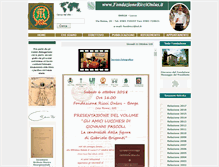 Tablet Screenshot of fondazionericcionlus.it